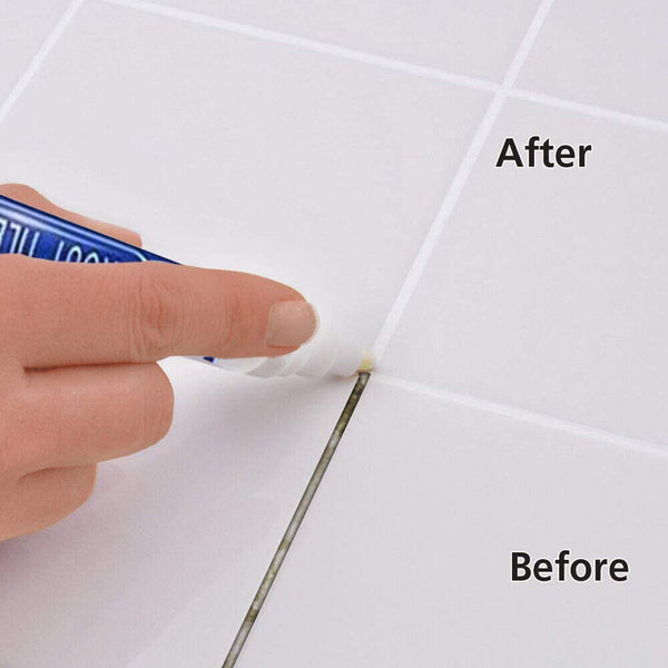 6COLORTile Repair Pen Wall Gap Refill Grout Refresher Marker Bathroom Waterproof - Lets Party