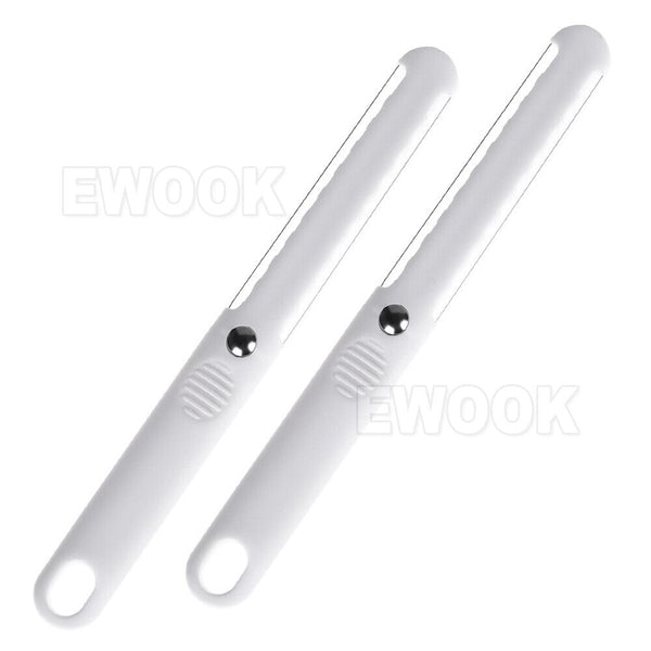 2 x Cheese Butter Slicer Double Stainless Steel Wire Cutter Tool Plastic Handle