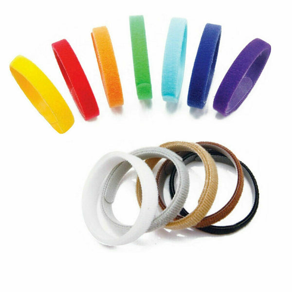12 Colours Whelping ID Collar Bands Pet Puppy Kitten Identification Collar Tags