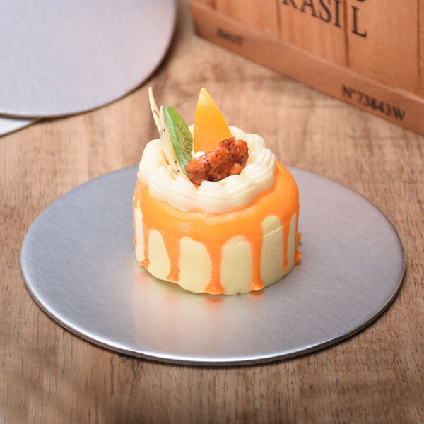 6-8-10 inch Cake Board Siliver Round Thick Cake Boxes Boards Party Wedding AU