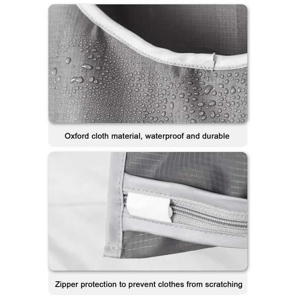 Hanging Laundry Bag Over Door Clothes Washing Storage Basket Foldable Hamper AU
