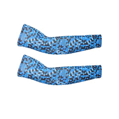 Printed Cooling Sport Arm Stretch Sleeves Sun UV Protection Covers Cycling Golf Unisex