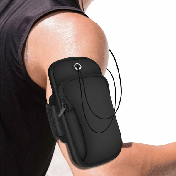 Mobile Phone Holder Bag Arm Band Sports Running Jogging Gym Exercise Pouch Case