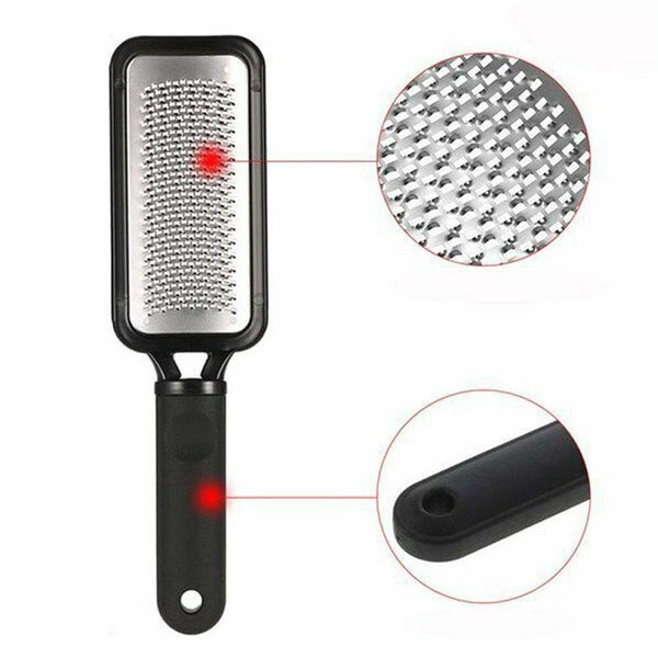 Stainless Steel Foot File Scraper Grater Pedicure Rasp Callus Remover Tool