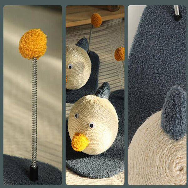 Cat Scratching Post with Ball Pet Scratcher Toy Claw Grinding Climbing Tree AU