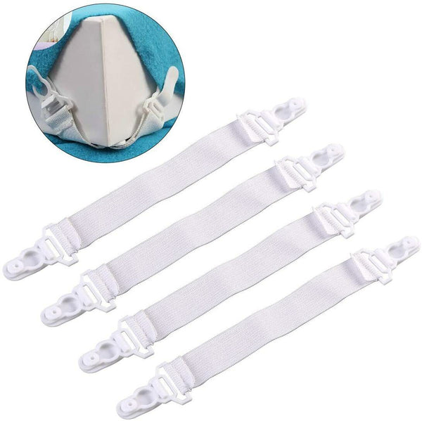 Elastic Bed Mattress Sheet Straps Clips Grippers Fastener Suspender Strip