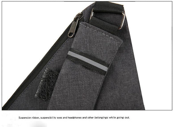 Shoulder Bag Personal Anti Theft Man Pocket Portable Chest Waterproof Travel AU