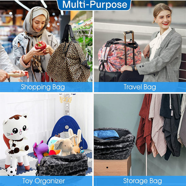 Foldable Reusable Portable Recycle Waterproof Grocery Shopping Carry Bag Handbag