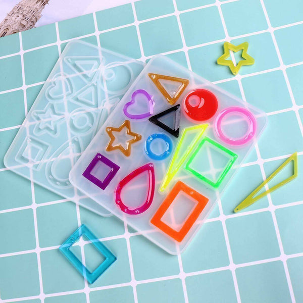 Silicone Earring Pendant Mold Necklace Jewelry Resin Epoxy Mould Craft DIY Tool