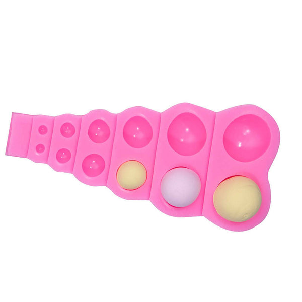 2 Pearl Ball Beads Silicone Mold Cake Chocolate Fudge Candy Fondant Baking Mould