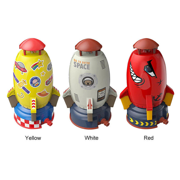 Air Rocket Toys for Kids Outdoor Water Pressure Lift Sprinkler Rocket Launcher