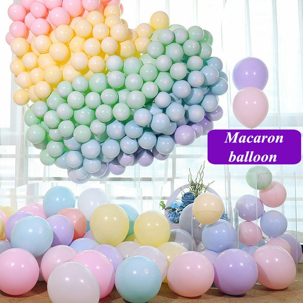 10pcs 25cm Macaron Pastel Retro Balloon Balloons Birthday Wedding Party AU