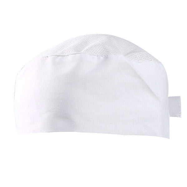 Kitchen Cooking Hat Breathable Mesh Top Skull Cap Catering Chef Hats Adjustable
