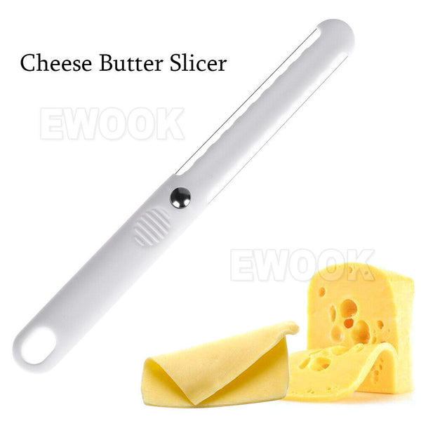 2 x Cheese Butter Slicer Double Stainless Steel Wire Cutter Tool Plastic Handle