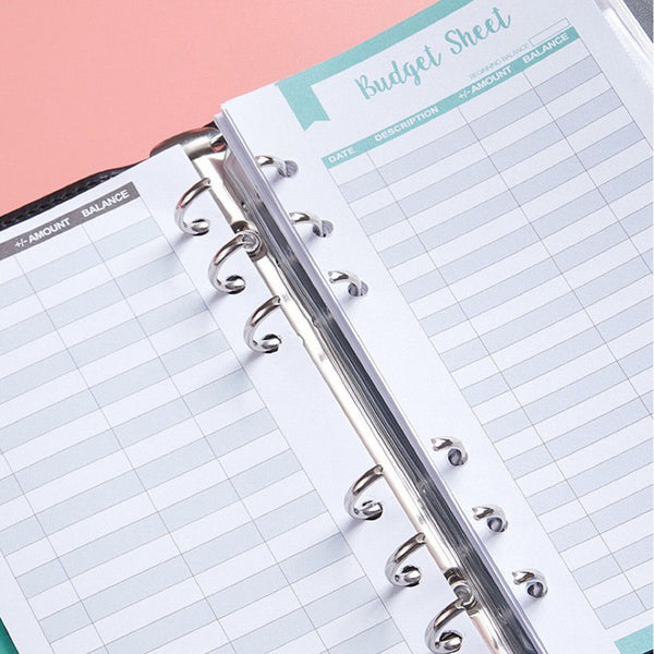 24 Pieces A6 Binder Budget Sheets Fit Budget Cash Envelope Binder Budget AU
