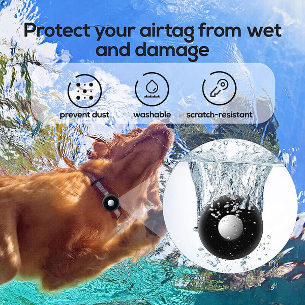 Silicone Pet Protective Case for Airtag Loop Apple GPS Finder Dog Cat Collar AU