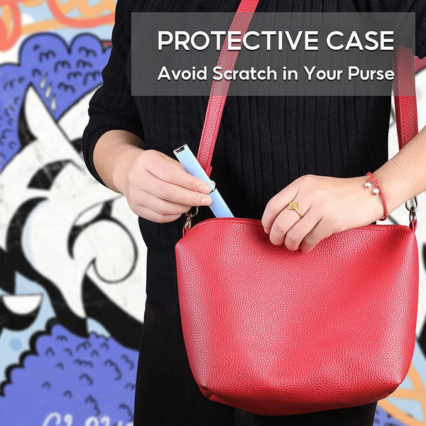 1/2PCS Professional Glass Nail File With Case Crystal Nail File Women Manicure