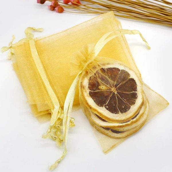 10-100pcs Organza Bag Sheer Bags Candy Packaging Jewellery Gift Wedding Pouch AU - Lets Party