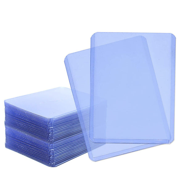 UP 100PCS Top Loader Card Sleeves Clear Trading Card Sleeves Hard Card Protector
