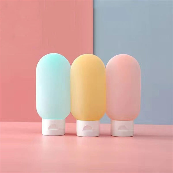 6PCS Travel Bottles Tube Squeeze Shampoo Shower Empty Lotion Sub-bottling AU