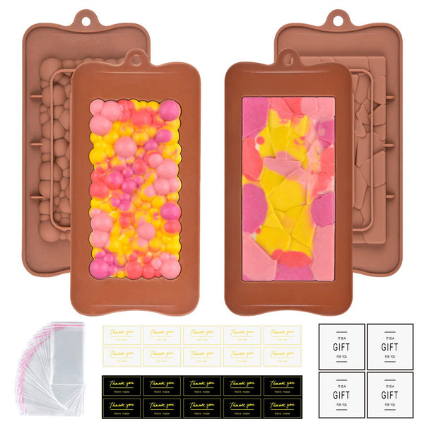 Chocolate Mould Bar Break Apart Choc Block Silicone Cake Decor candy cookie mold