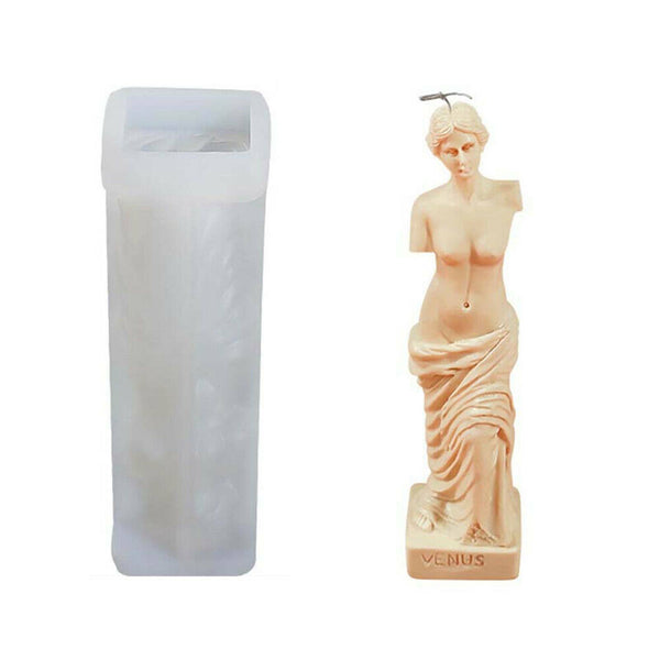 Silicone Body Candle Mold 3D Art DIY Making Human Torso Soap Wax Resin Mould AU