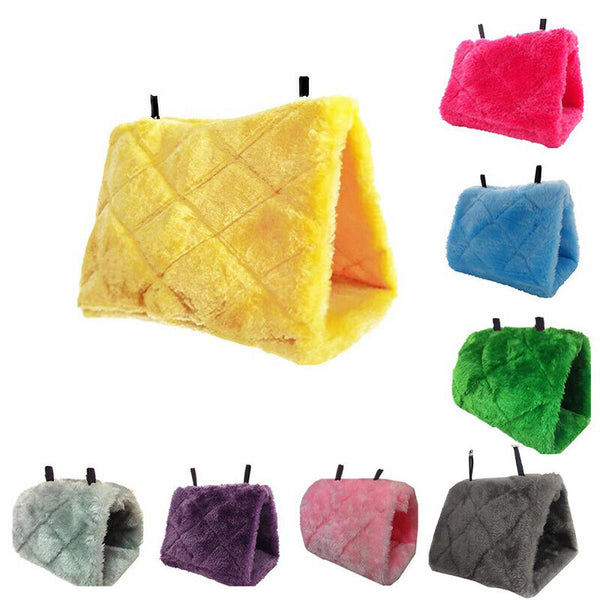Pet Bird Parrot Parakeet Budgie Warm Hammock Cage Hut Tent Bed Hanging Cave AU