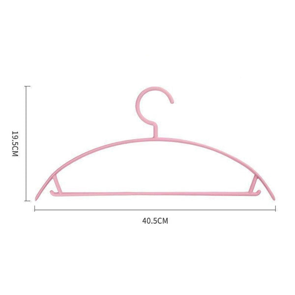 20x Clothes Pants Hanger Coat Non-slip Closet Organizer Storage Plastic AU - Lets Party