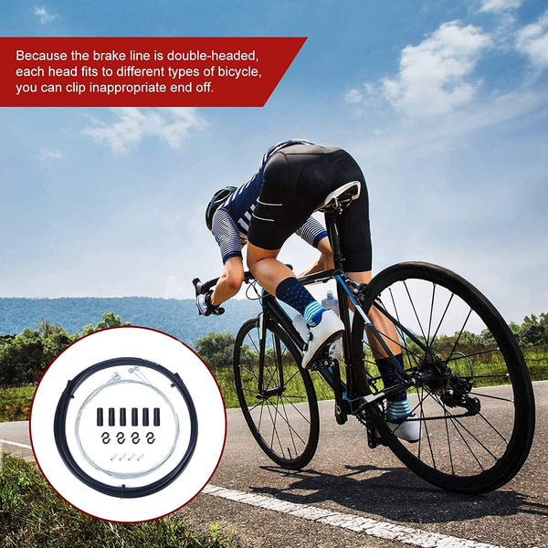 Bike Bicycle Front Rear Inner Outer Wire Brake Shifter Cable Housing Kit Cable