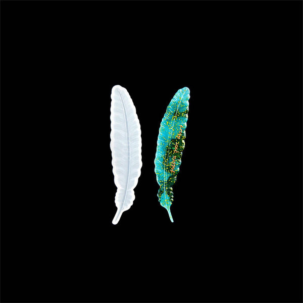 Silicone Feather Bookmark Resin Epoxy Mold Pendant Making Casting Mould Craft AU