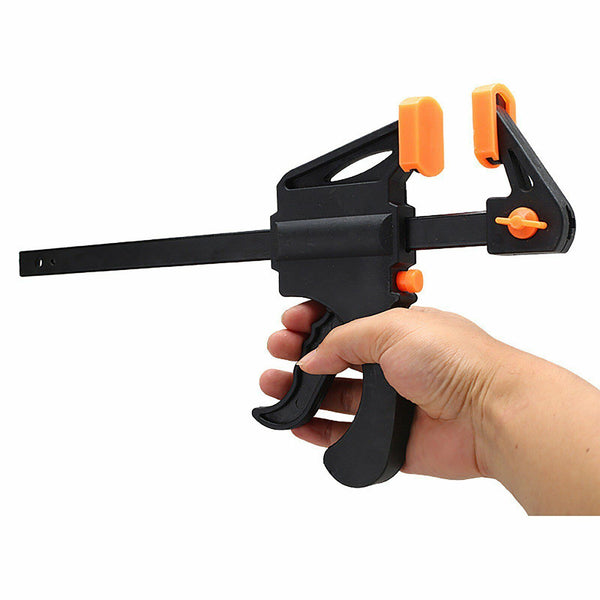 4 Pcs Woodworking Clip Bar Clamp F-tyle Grip Quick Ratchet Release Squeeze Tools