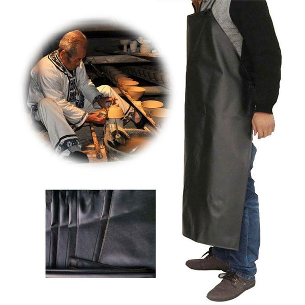 Apron Waterproof PVC Apron Chef Butcher Work Heavy duty Royal Black Best Quality