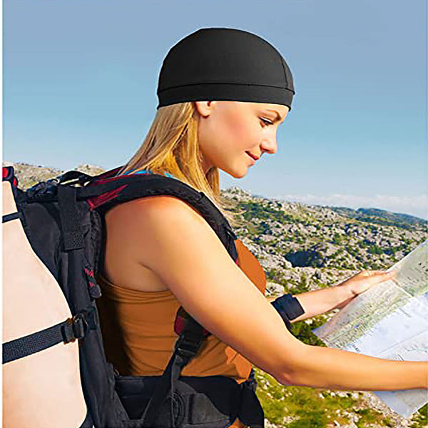 Breathable Skull Cap Sports Helmet Liner Running Cycling Beanies Sweat AU