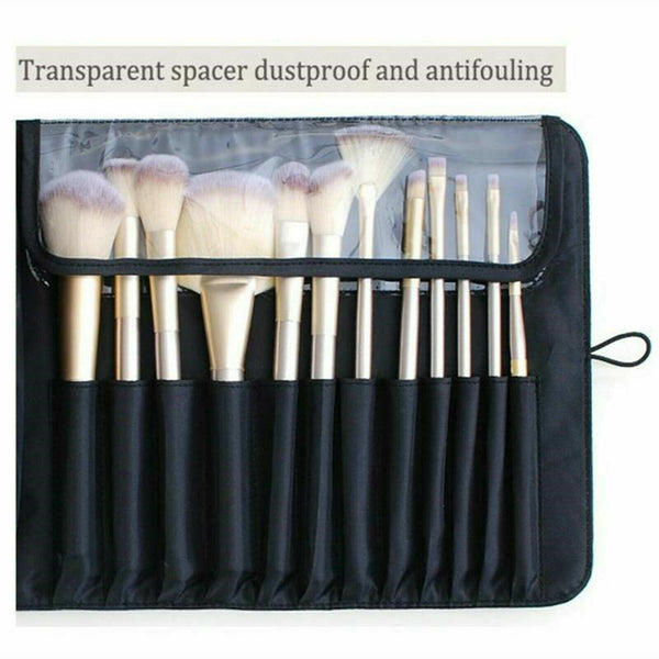Portable Makeup Bag Cosmetic Brush Case Holder Pouch Organizer Travel Storage AU