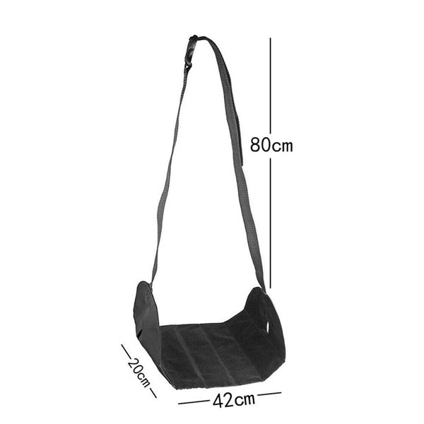 Travel Foot Rest Footrest Leg Pillow Airplane Flight Foam Cushion Sling Hammock - Lets Party