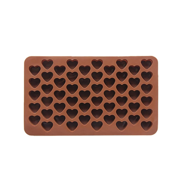 55Hole Love Heart Silicone Mould Chocolate Mold Candy Gummy Maker Jelly Tray AUS