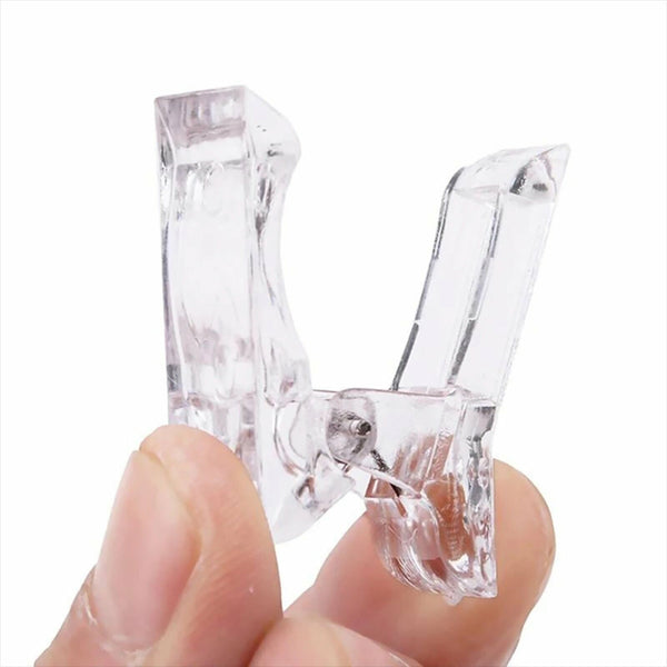 15pcs Nail Tips Clip Clamps for Poly Gel Quick Building Extension Builder Tool