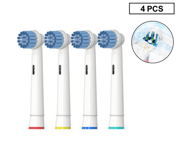 DUAL CLEAN Oral-B Compatible Tooth Brush Heads Electric Replacement Floss Flexi - Lets Party