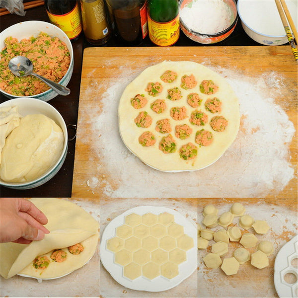 37 Holes Dumpling Mould Maker Ravioli Aluminum Mold Pelmeni Kitchen DIY Tool AU