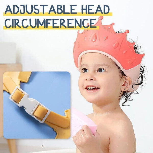 Adjustable Kids Baby Shower Cap Children Shampoo Bath Wash Hair Shield Visor Hat