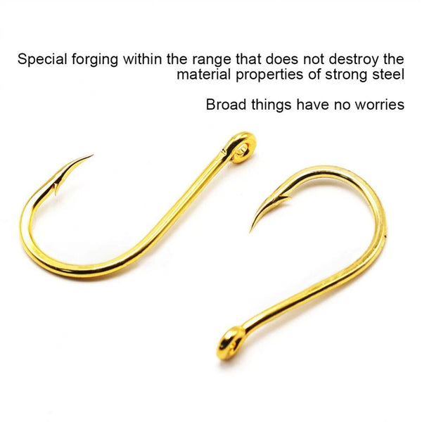 Octopus Beak Suicide Fishing Hooks Chemically Sharpened Tackle 3-12#