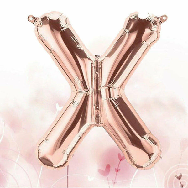 40cm Birthday Foil Balloons Letter Balloon Party Wedding Rose Gold 16