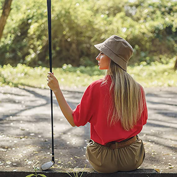 Women Men Bucket Hat Unisex Cap Cotton Fishing Hiking Camping Outdoor Sun Beach