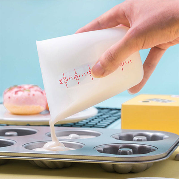 250/500ML Silicone Measuring Cup Resin Glue DIY Tool Jewelry Measuring Cup Spoon