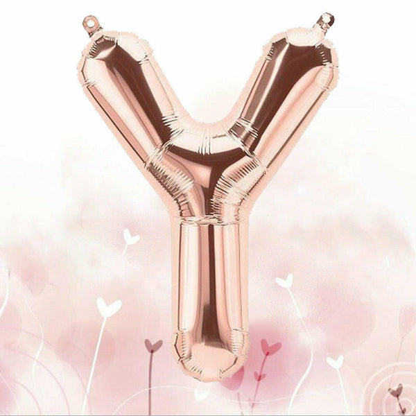 40cm Birthday Foil Balloons Letter Balloon Party Wedding Rose Gold 16