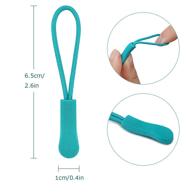 Mixed Color Zipper Pulls Zipper Pullers Replacement Broken Zip Cord Puller
