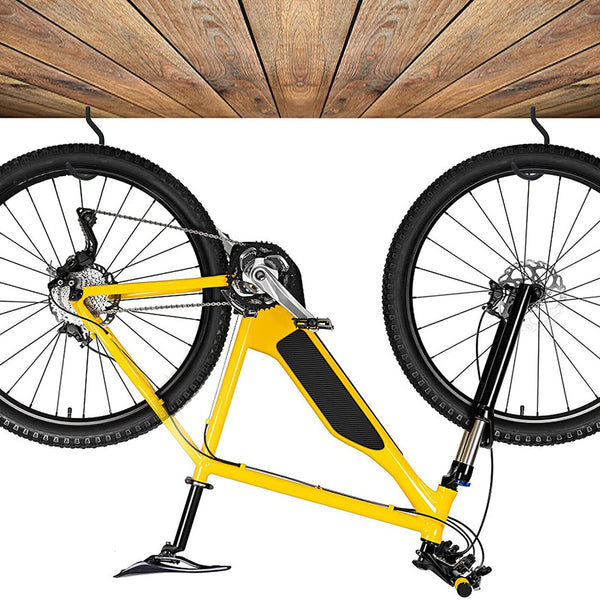 4PCS Garage Storage Rack Bike Bicycle Hooks Hanger Hook Mount Stand Wall Mounted