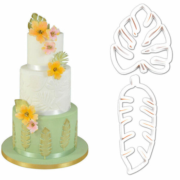 Palm Tree Turtle Leaf Cookies Biscuit Cutter Fondant Mould Cake Sugarcraft Mold