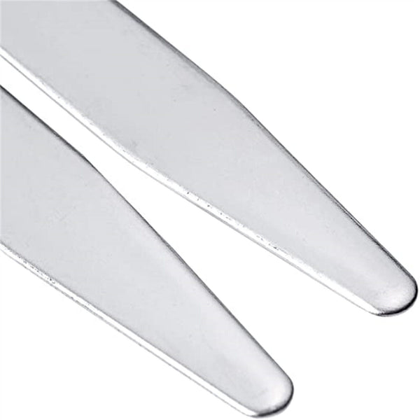 10PCS Shirt Collar Stays Stainless Steel Stiffener Metal Men Long Tie 55mm 64mm