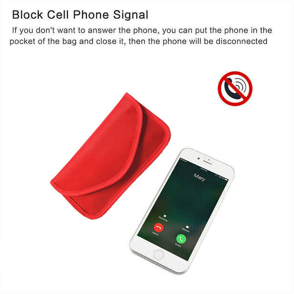 Car Key Signal Blocker Case For Faraday Cage Fob Pouch Keyless RFID Blocking Bag